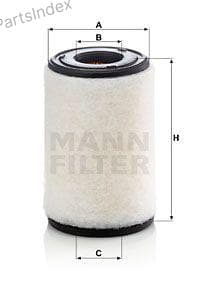Изображение - Фильтр воздушный MANN-C 14 011