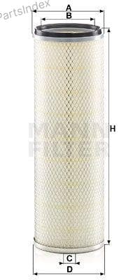 Изображение - Фильтр масляный MANN H 1053/2 N ***