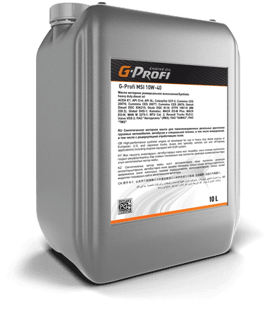 Изображение - G-Profi MSI 10w40, API CI-4/SL